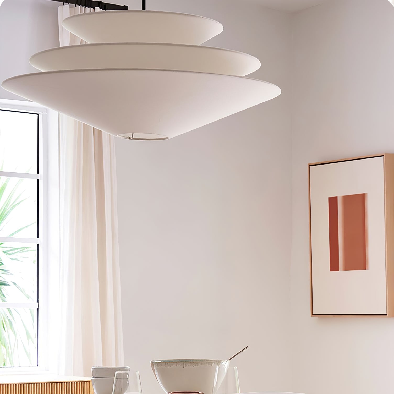 Triara Minimalist Layered Pendant Light