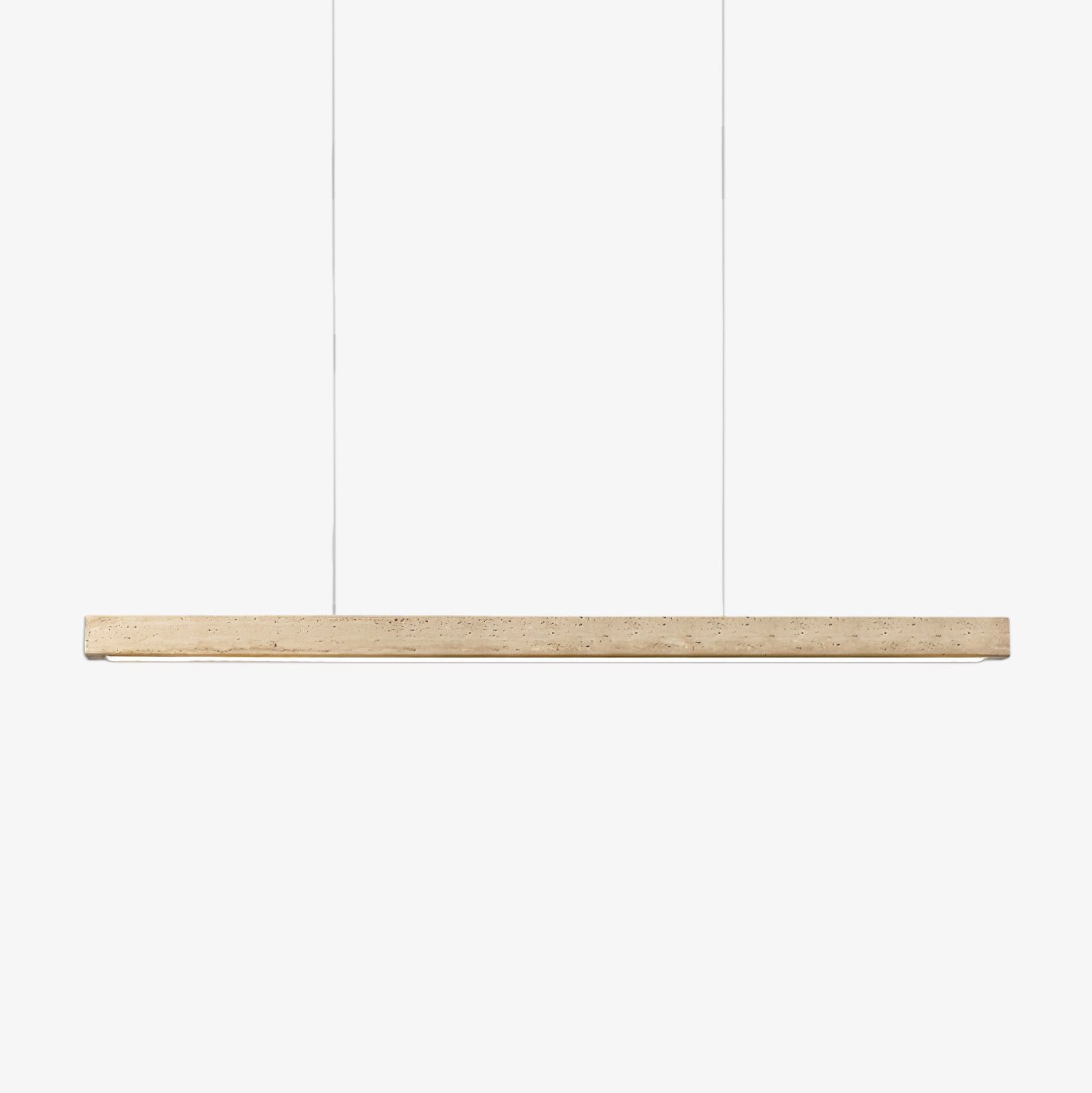 Imiror Minimalist Travertine Linear Pendant