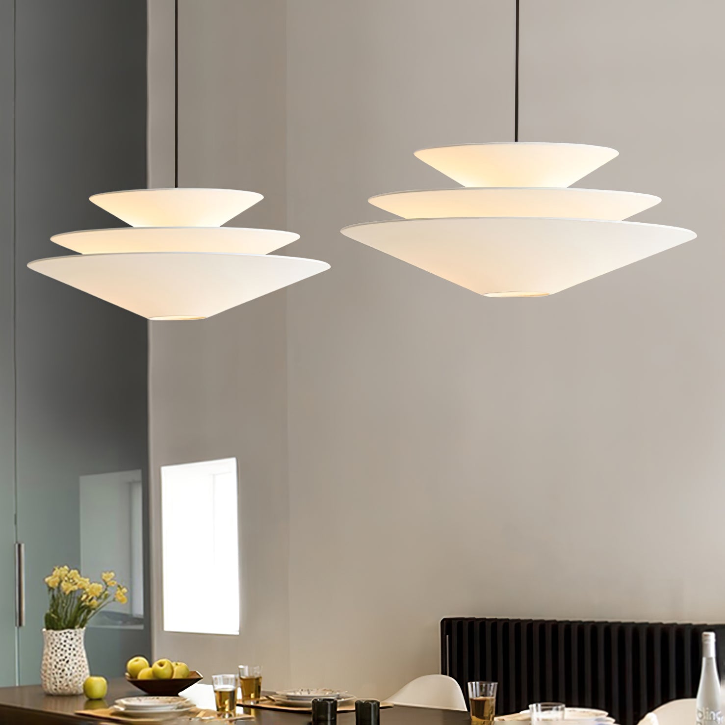 Triara Minimalist Layered Pendant Light