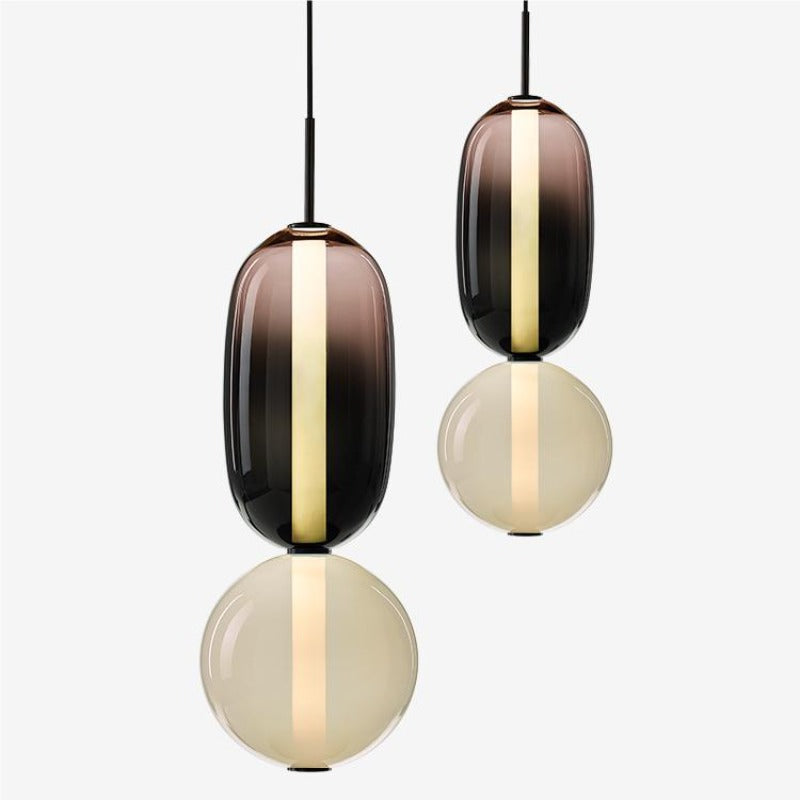 Aira Pendant Light Candied Glass