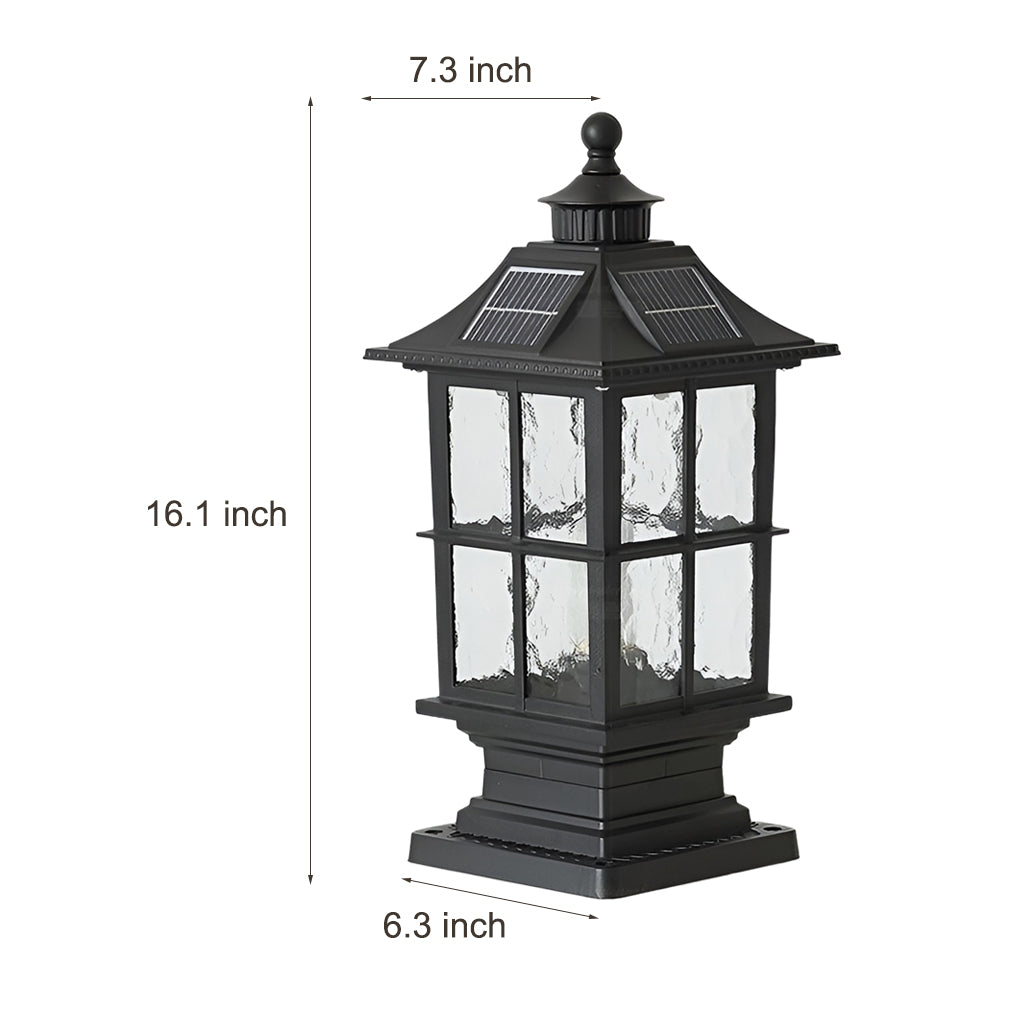 Blyth LED Modern Solar Aluminum Outdoor Post Caps Light