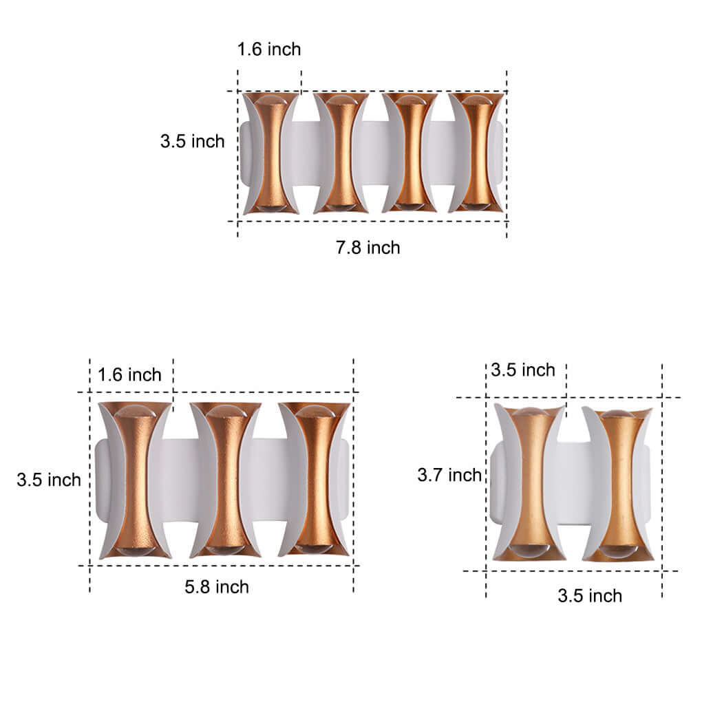 Phineas LED Modern Aluminum Outdoor Wall Sconce Light