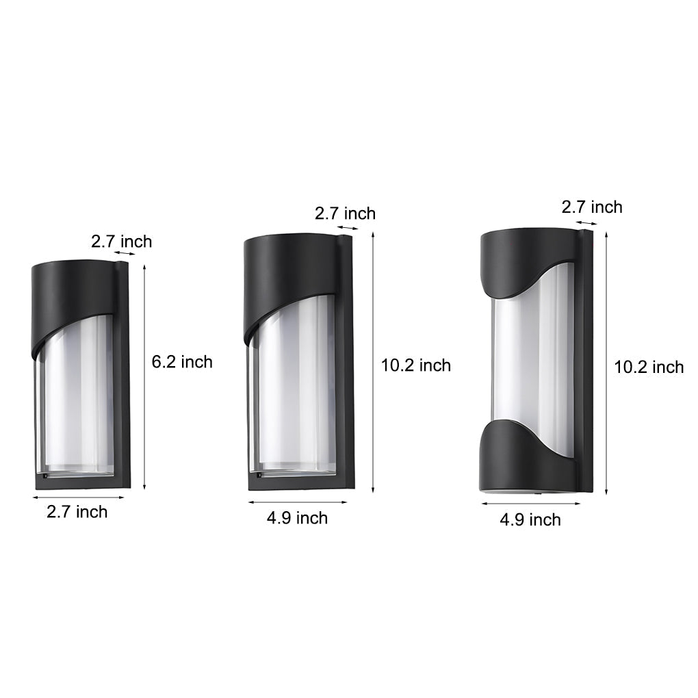 Linette Creative LED Modern Aluminum Outdoor Wall Lamp