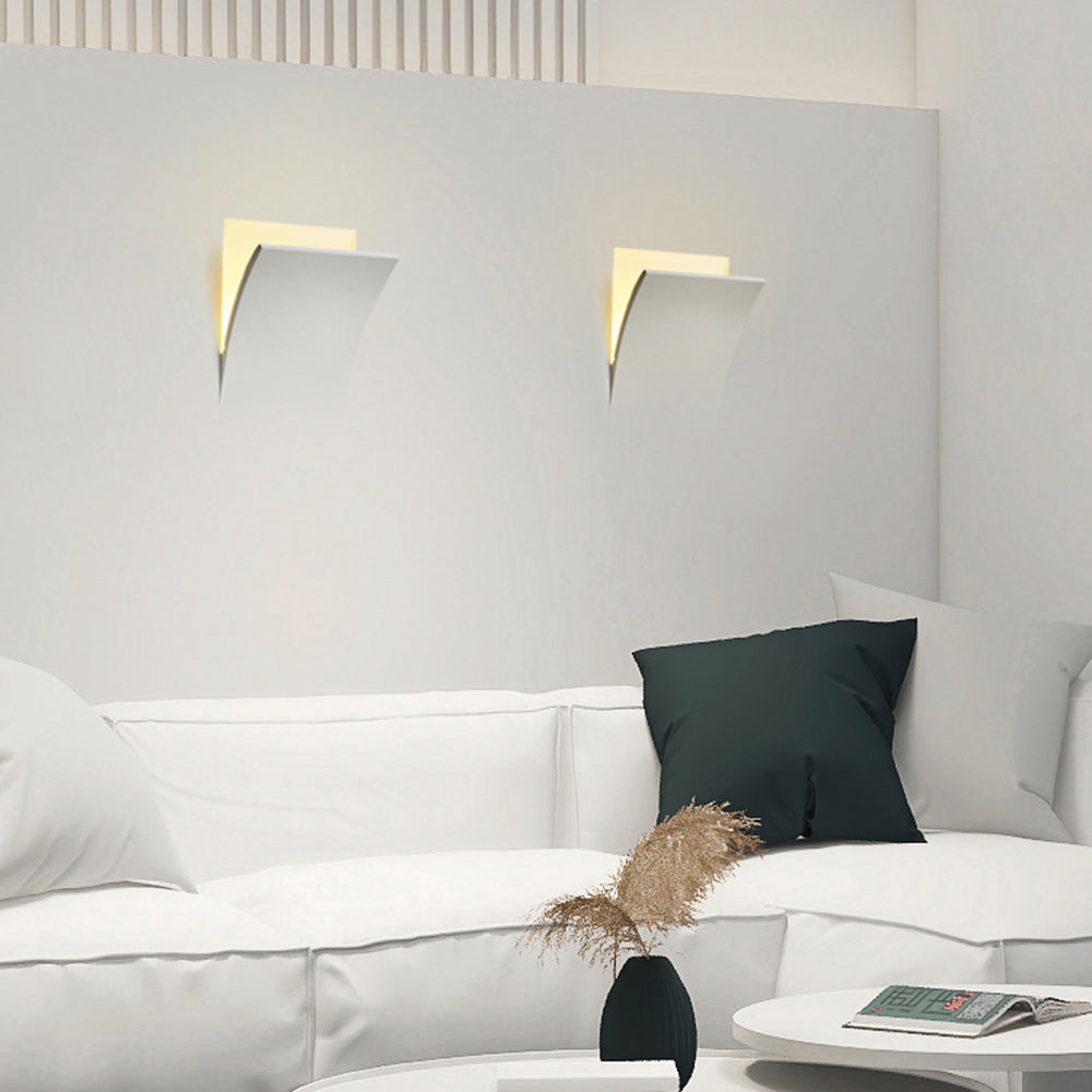 Aria Modern Recessed Plaster LED Wall Lamp