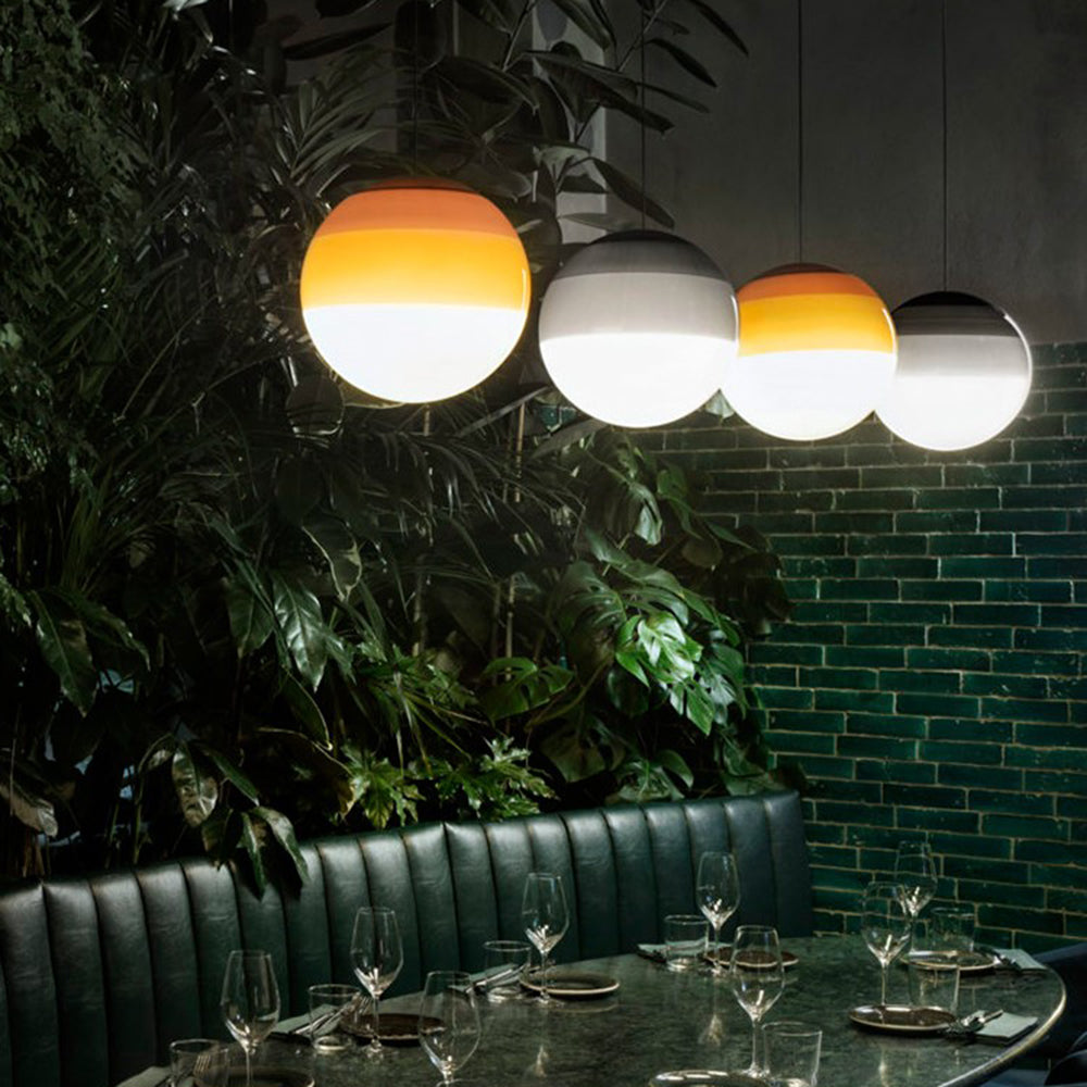 Valentina Colorful Glass Bubble Pendant Light