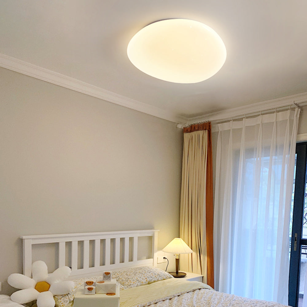 Arisha Modern Pebbles Shape Flush Mount Ceiling Light Bedroom