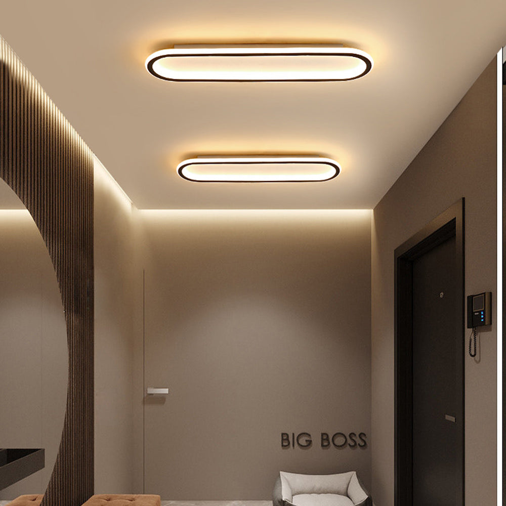 Arisha Minimalist Rectangular Flush Mount Ceiling Light
