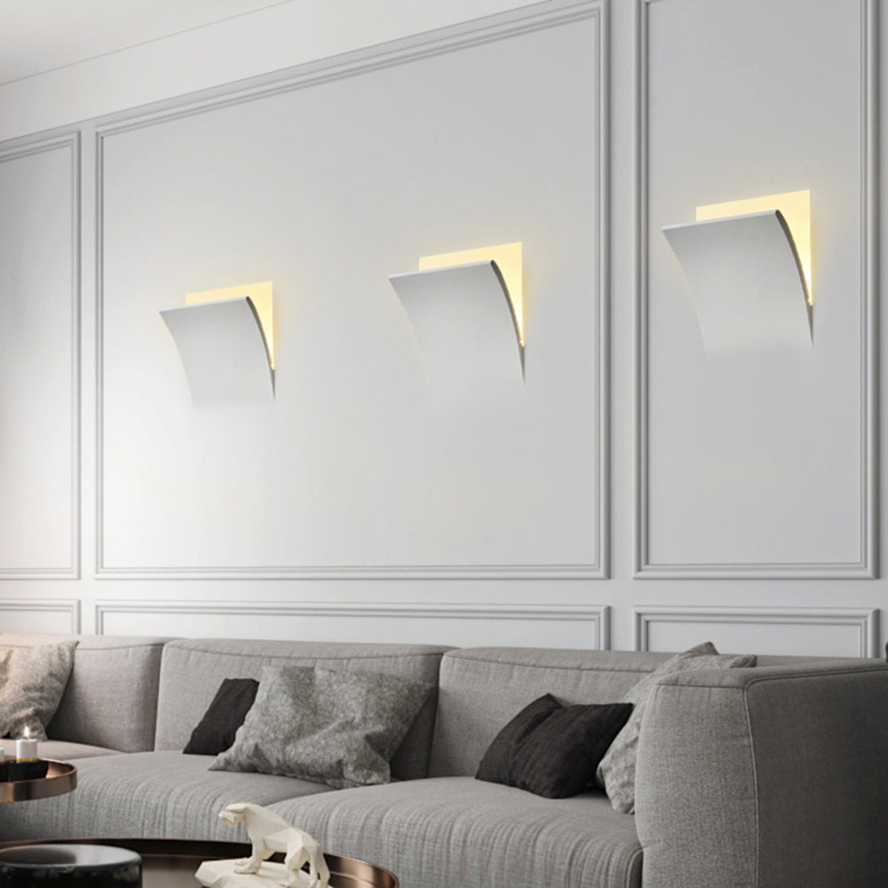 Aria Modern Recessed Plaster LED Wall Lamp