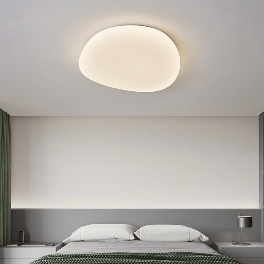 Arisha Modern Pebbles Shape Flush Mount Ceiling Light Bedroom