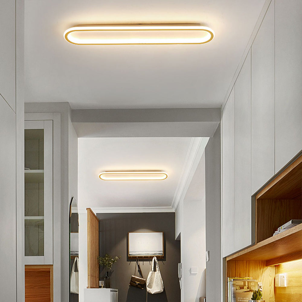 Arisha Minimalist Rectangular Flush Mount Ceiling Light