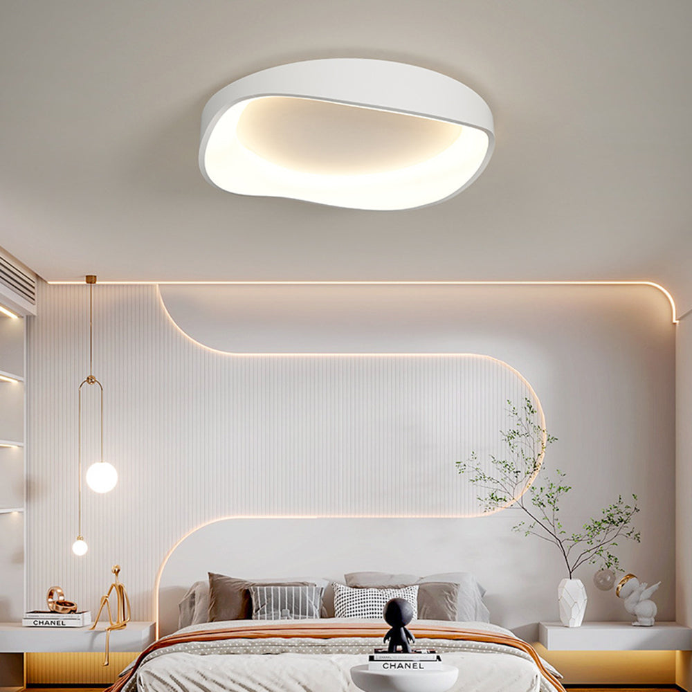 Arisha Modern Wave Flush Mount Ceiling Light Living Room