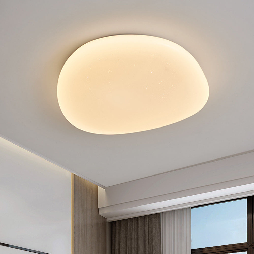 Arisha Modern Pebbles Shape Flush Mount Ceiling Light Bedroom