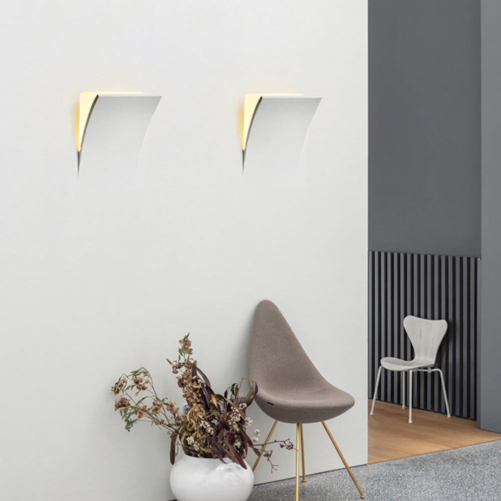 Aria Modern Recessed Plaster LED Wall Lamp