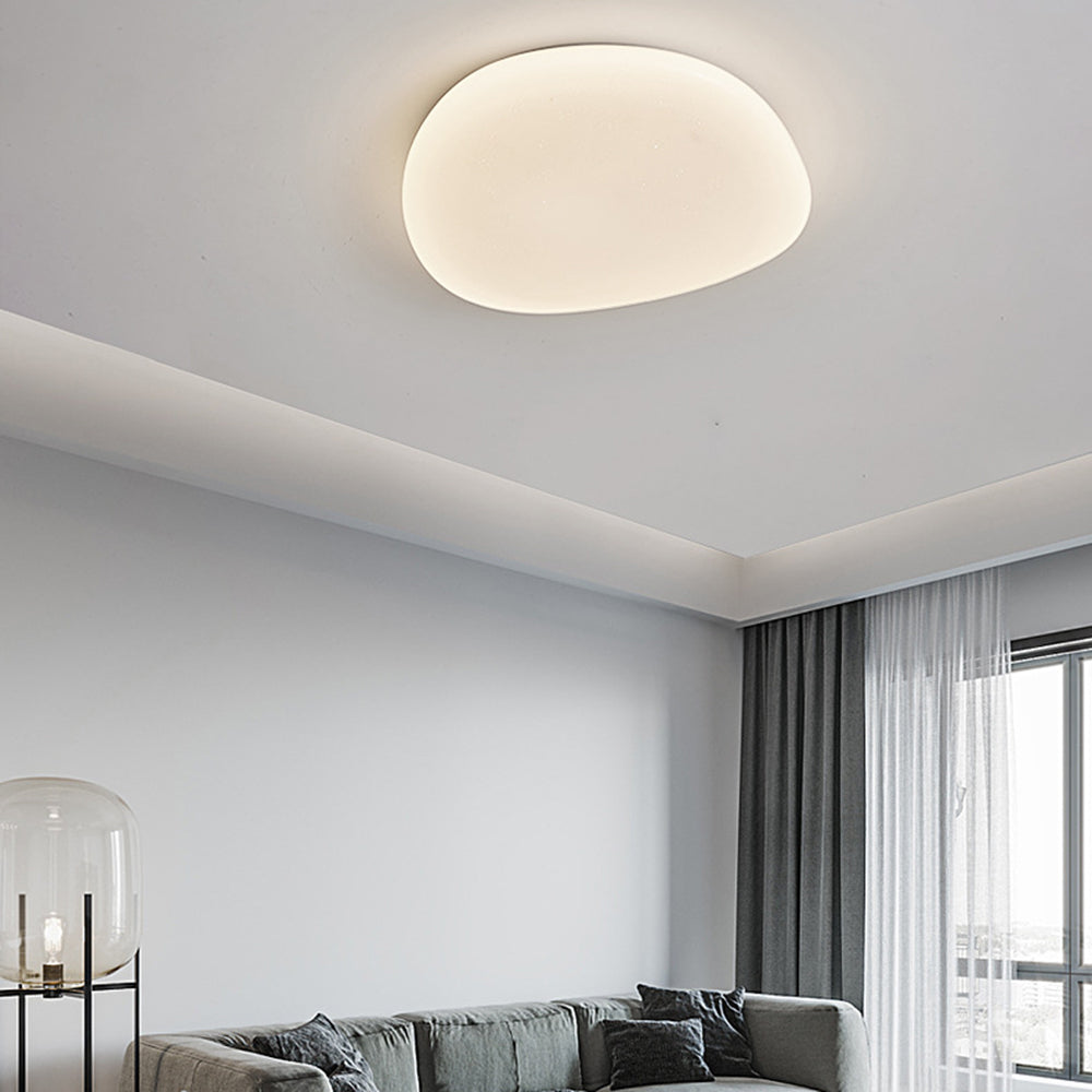 Arisha Modern Pebbles Shape Flush Mount Ceiling Light Bedroom