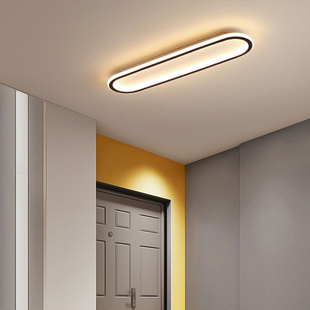 Arisha Minimalist Rectangular Flush Mount Ceiling Light