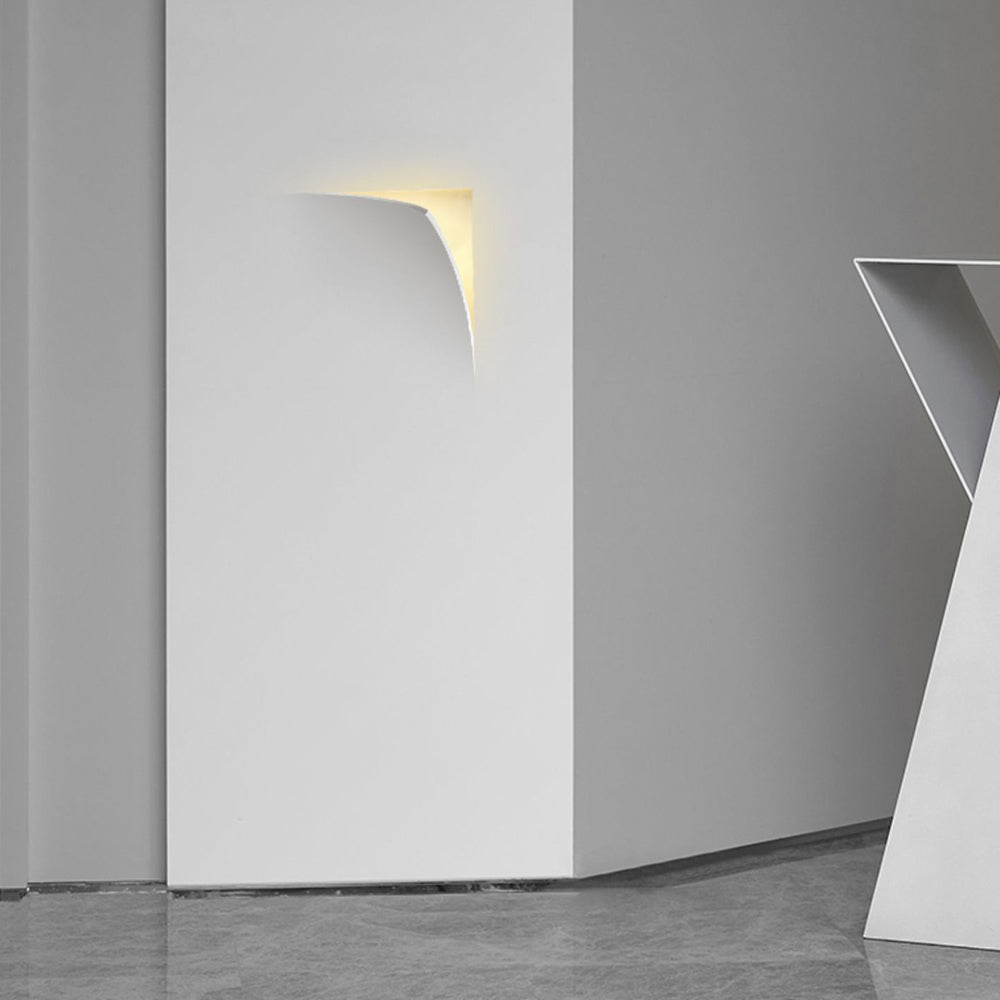 Aria Modern Recessed Plaster LED Wall Lamp