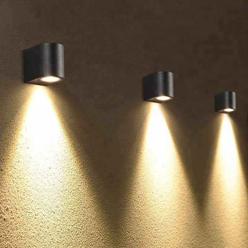 Ray Minimalist Square Outdoor Wall Lamp