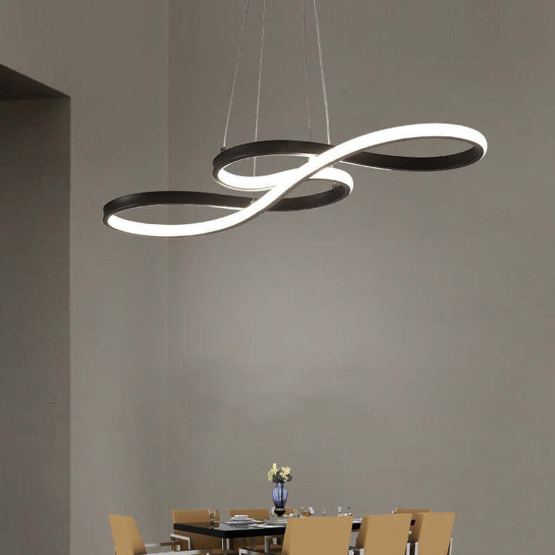 Arisha Modern Chandelier Linear Pendant Light Dining Room