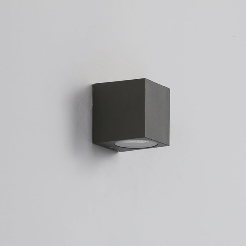 Ray Minimalist Square Outdoor Wall Lamp