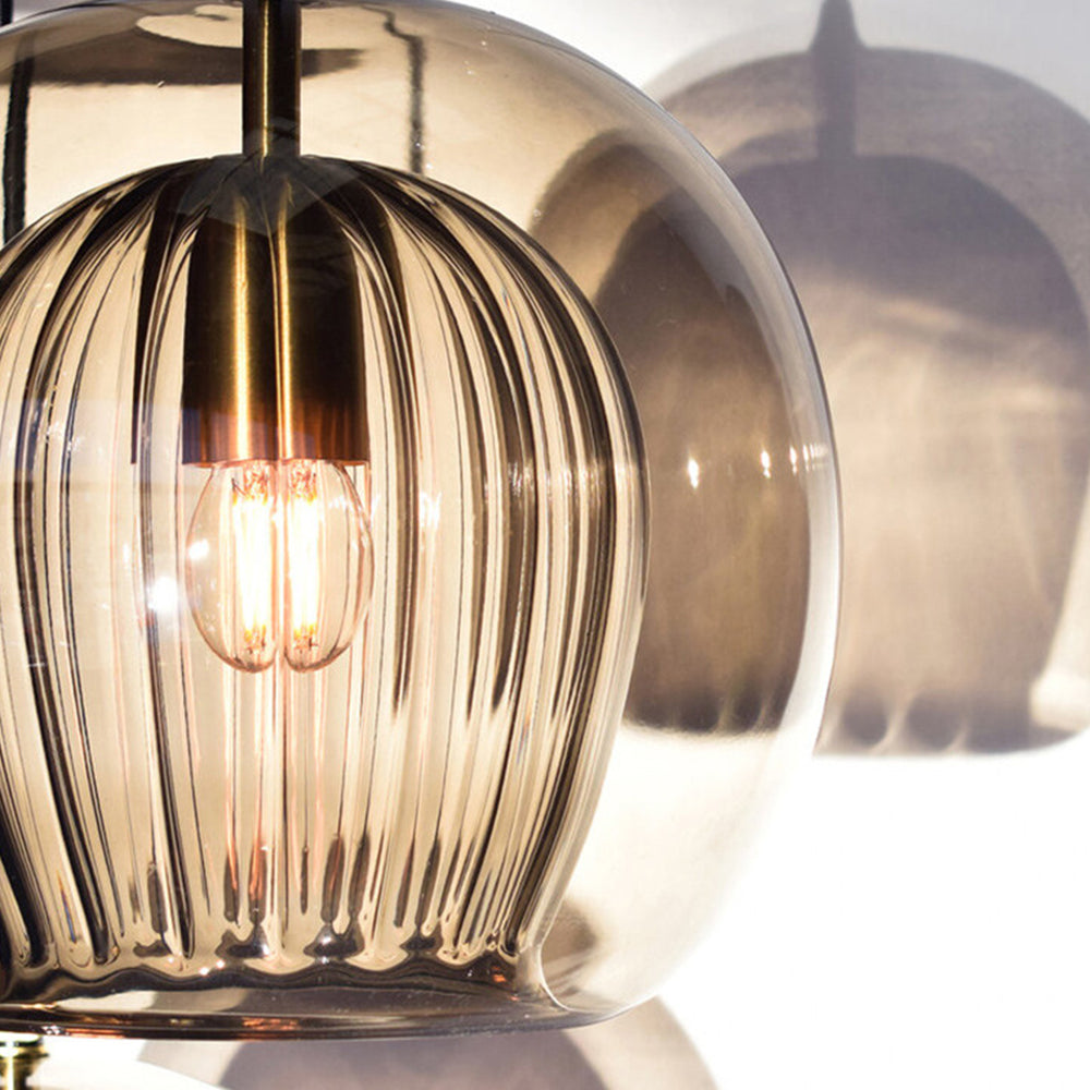 Valentina Nordic Glass Globe Pendant Light Bedroom - Neutral Decor