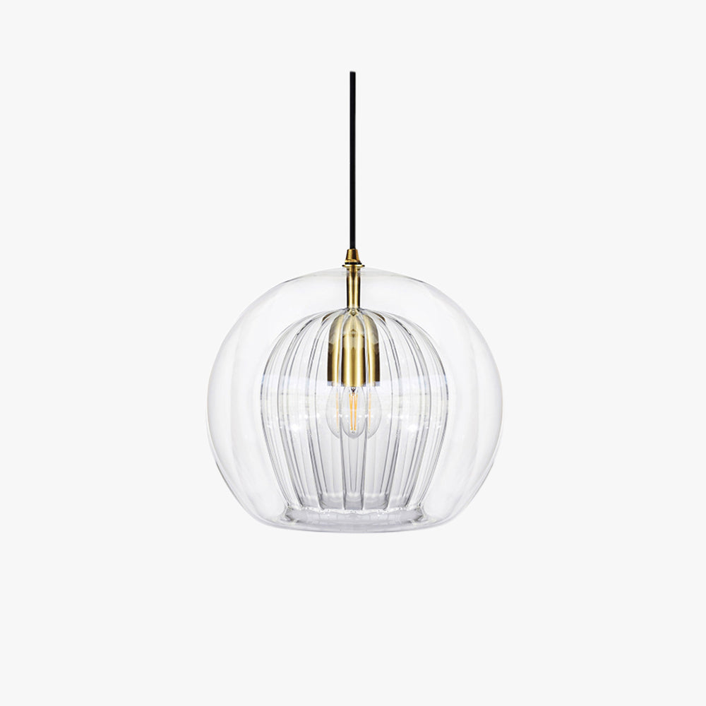 Valentina Nordic Glass Globe Pendant Light
