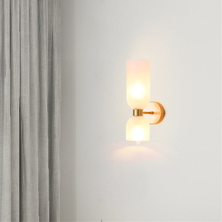 Valentina Modern Bedroom Glass Wall Lamp Sconce