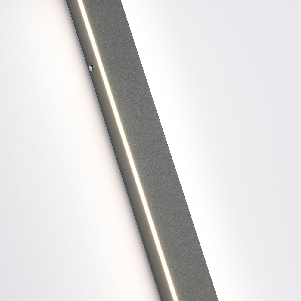 Arisha Sleek Minimalist Rimless Linear Outdoor Wall Light