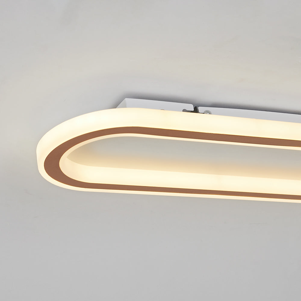 Arisha Minimalist Rectangular Flush Mount Ceiling Light