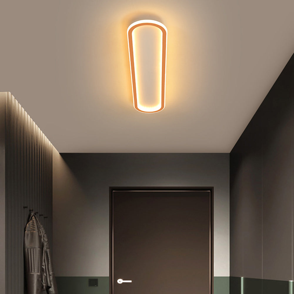Arisha Minimalist Rectangular Flush Mount Ceiling Light