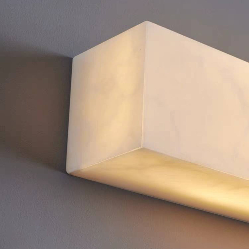 Arisha Modern Rectangular Marble Outdoor Wall Lamp
