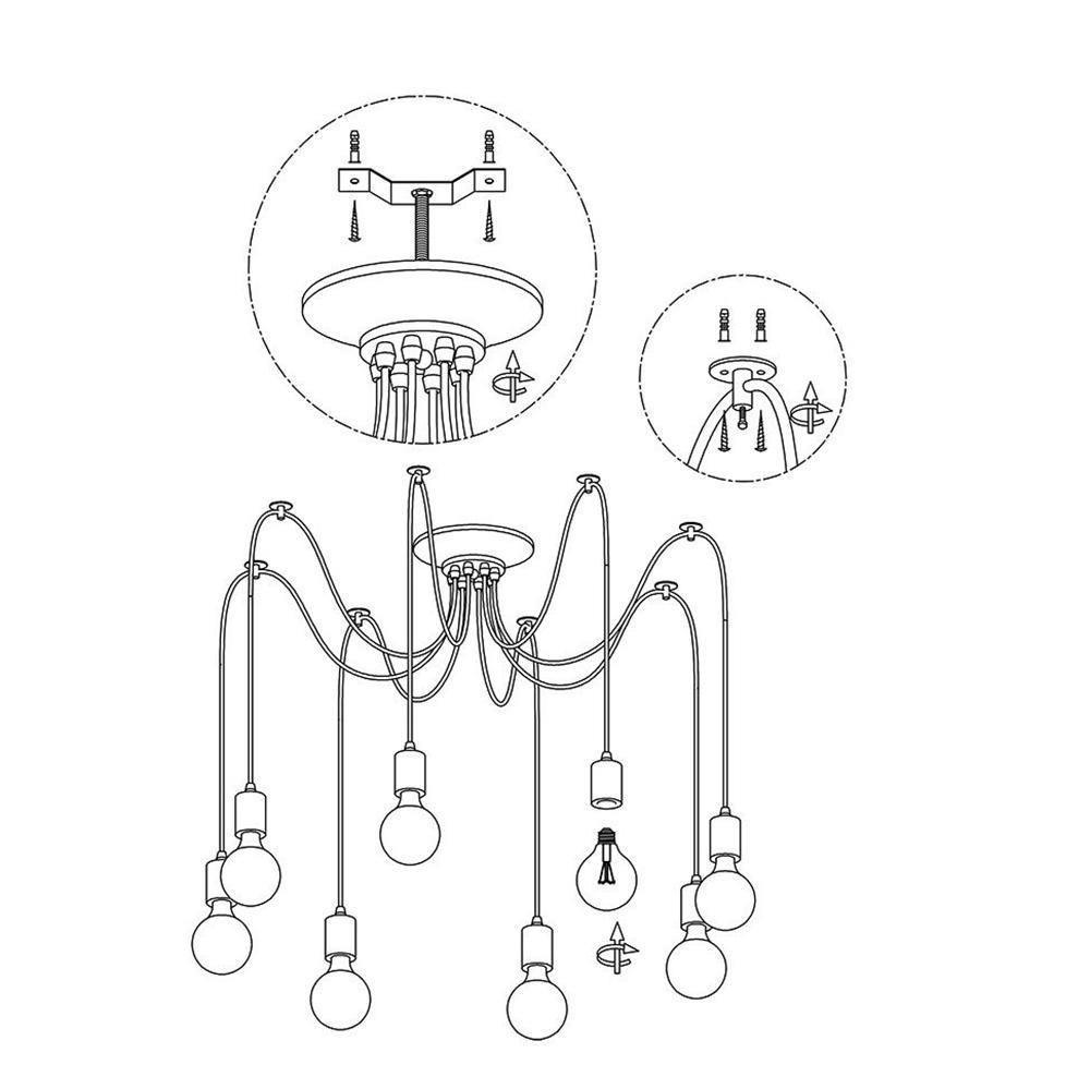 Soruora Chandelier Spider Cable Industrial