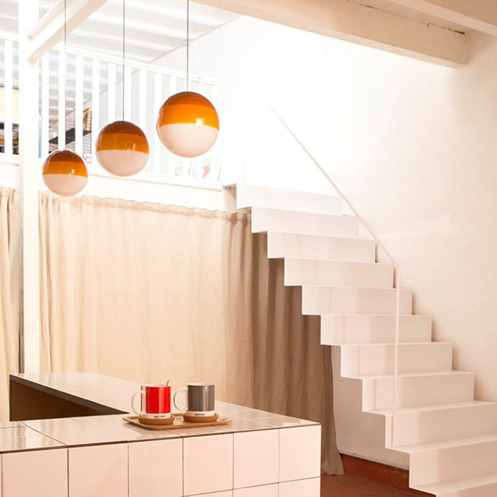 Valentina Colorful Glass Bubble Pendant Light