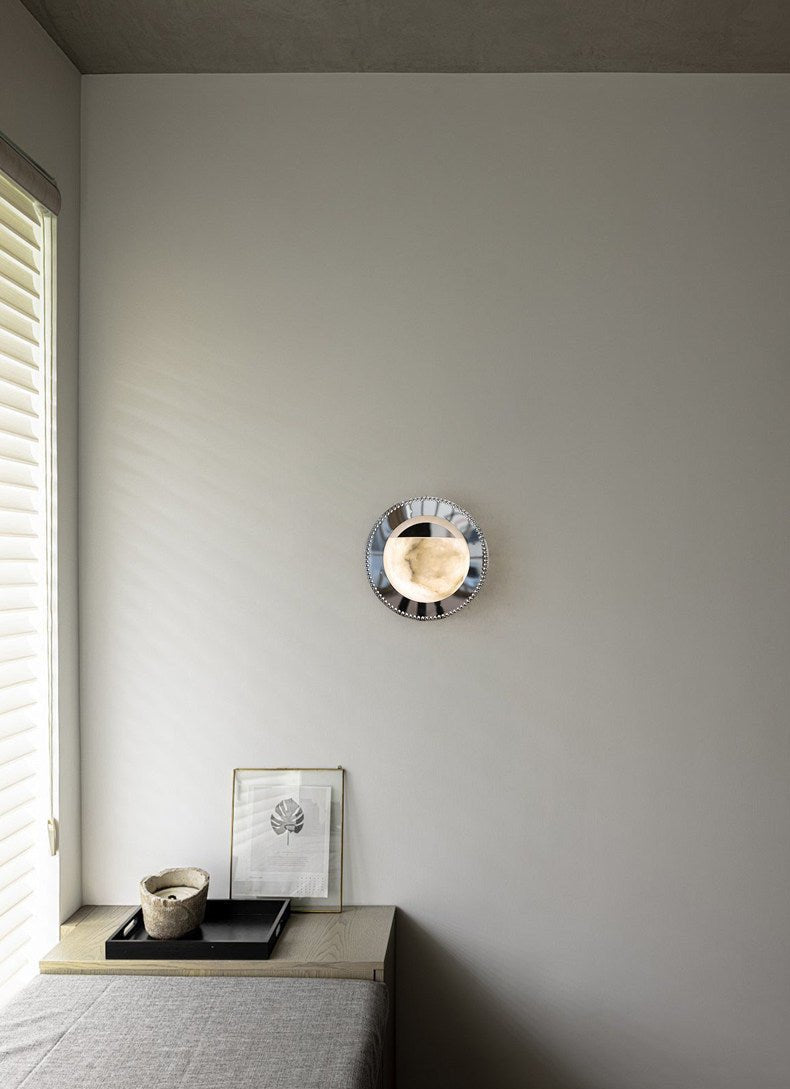 Albarelia Pearl Alabaster Wall Light