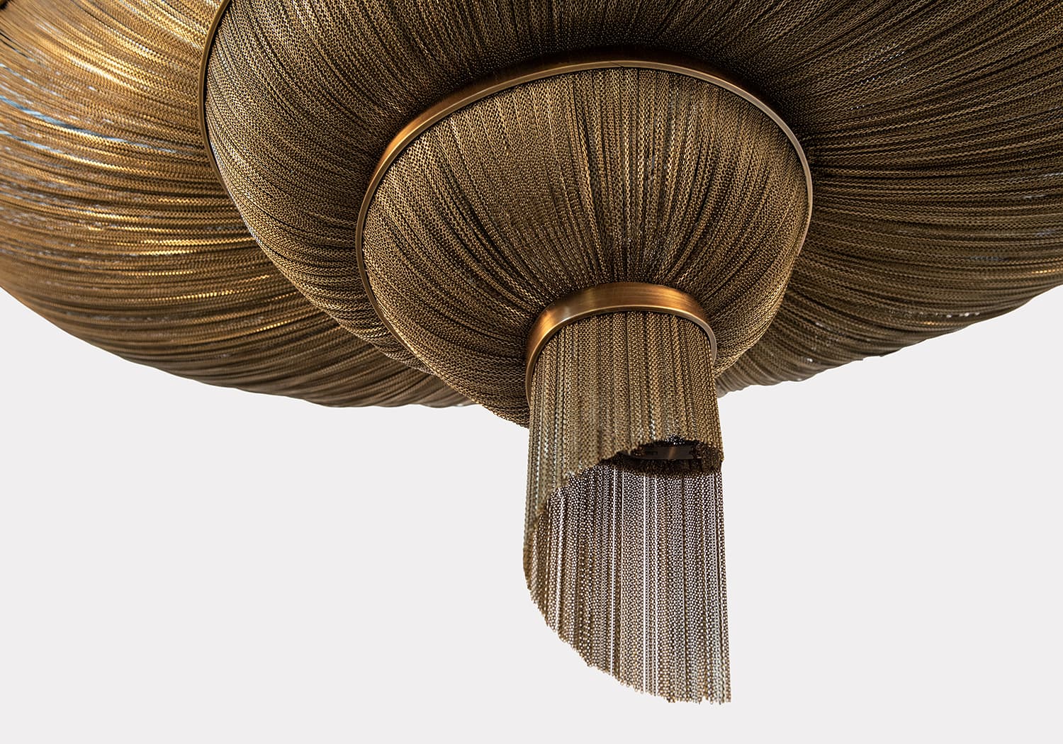 Caloora Spiral Elegance Chain Chandelier