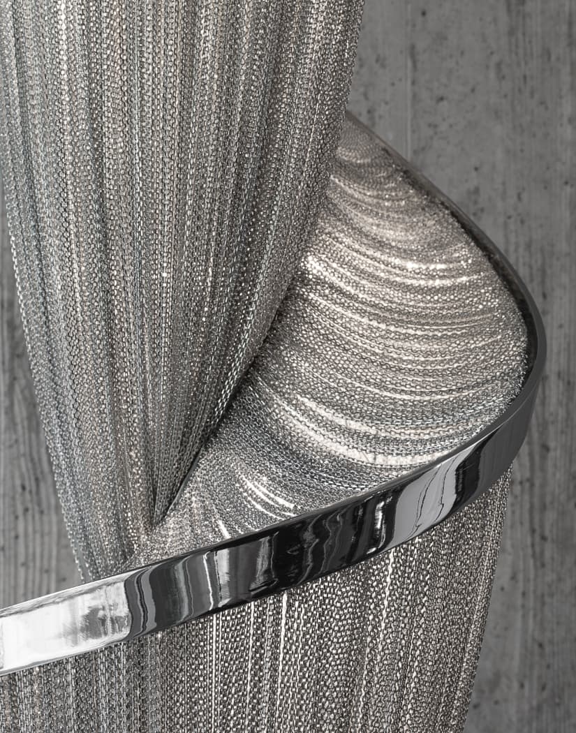 Renoian Spiral Chain Chandelier
