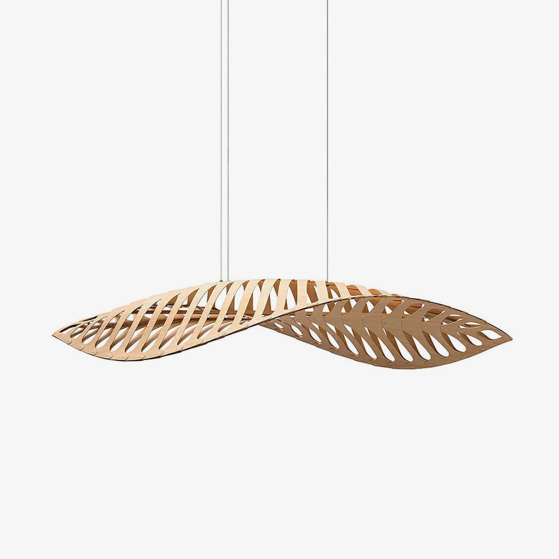 Veliren Leaf Wood Pendant Light