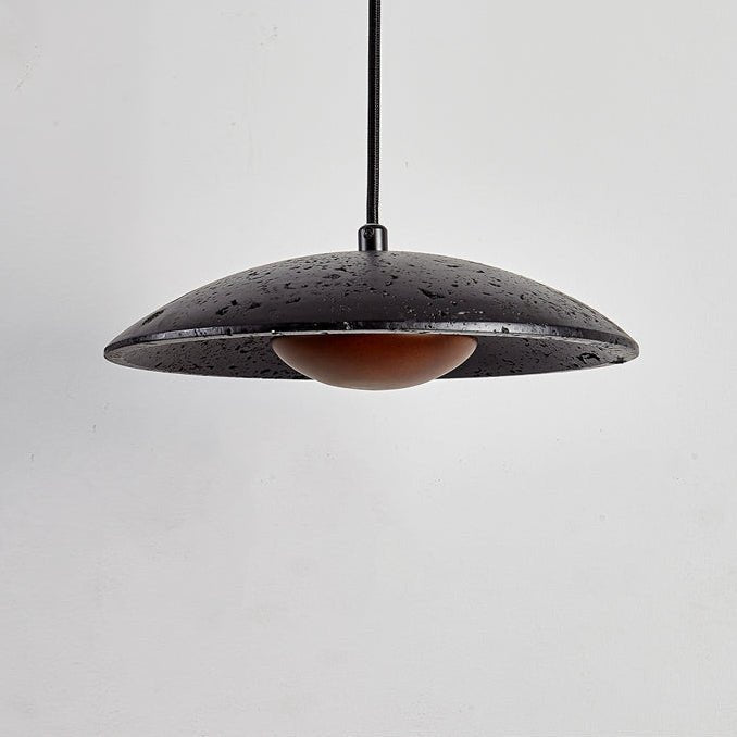 Noreeria Black Travertine Pendant Light