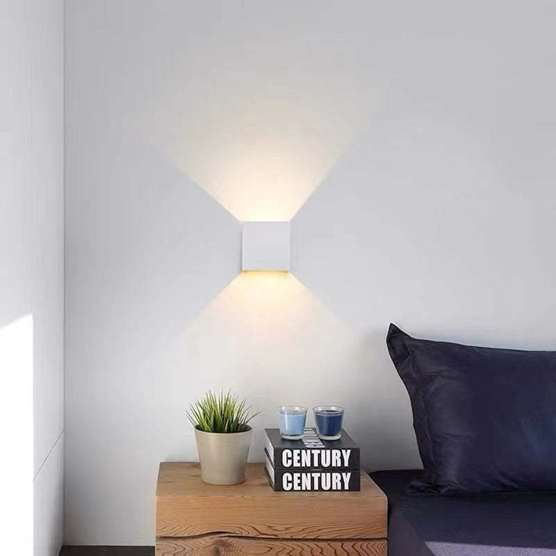 Ray Modern Adjustable Square Outdoor Wall Lamp LED