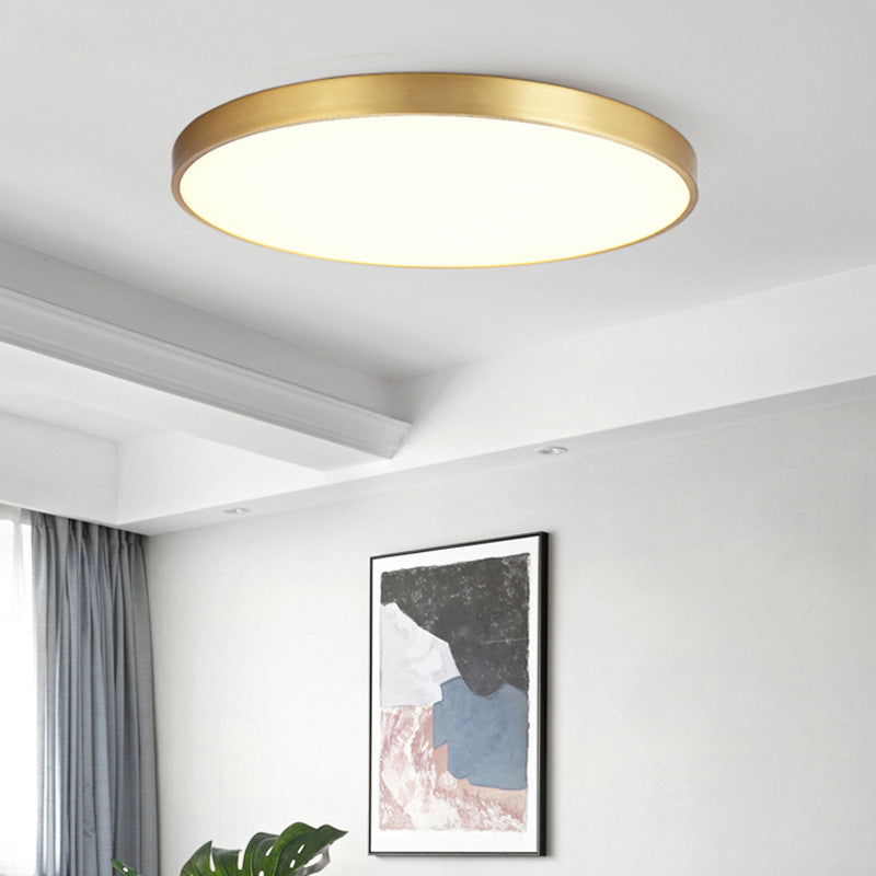 Arisha Nordic LED Round Flush Mount Ceiling Light &Acrylic