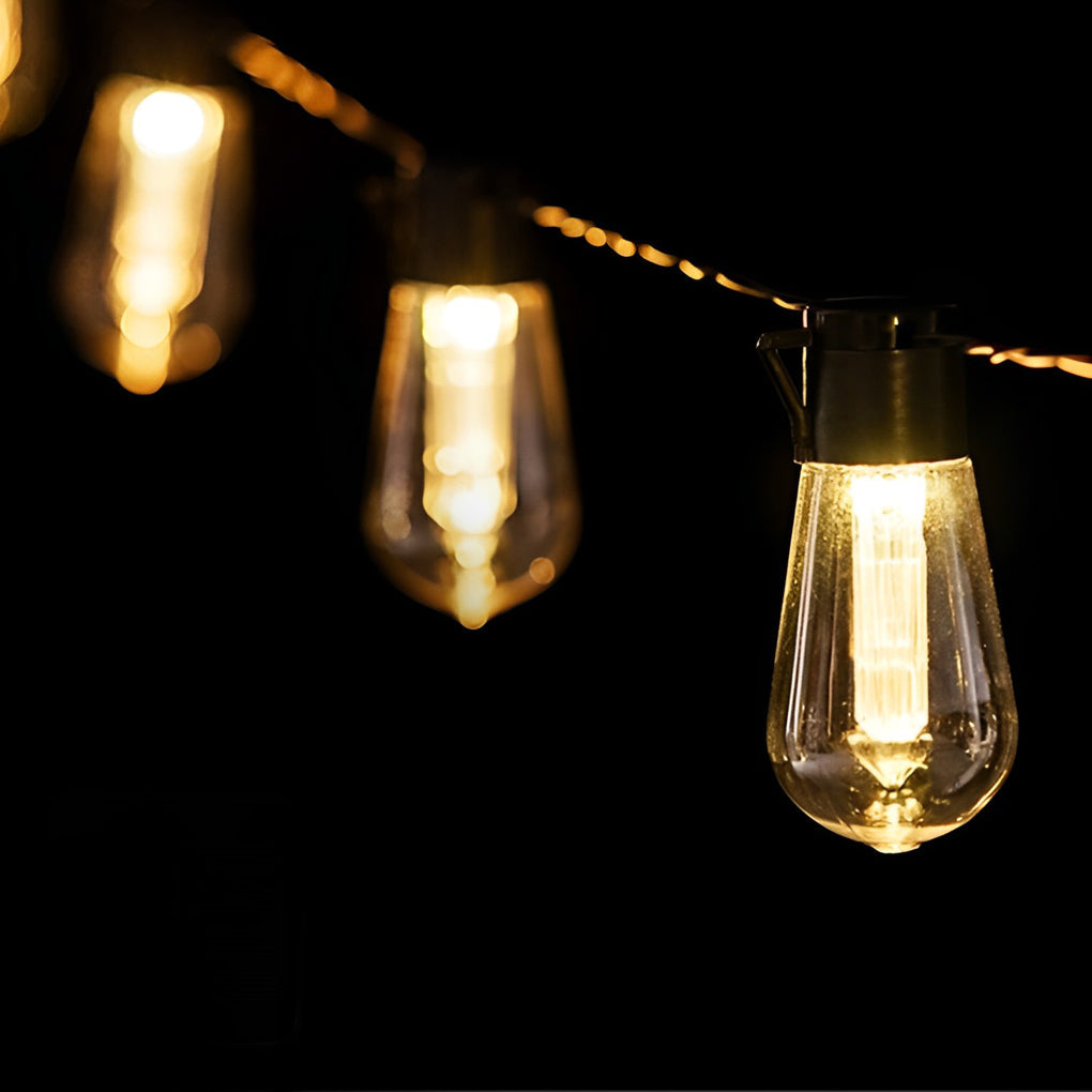 Brenda Retro Bulb USB LED Solar String Outdoor Lights