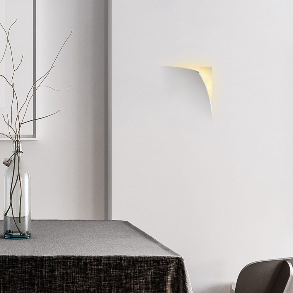 Aria Modern Recessed Plaster LED Wall Lamp