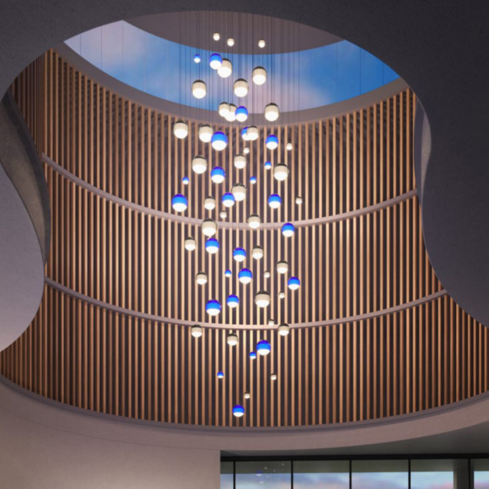 Valentina Colorful Glass Bubble Pendant Light