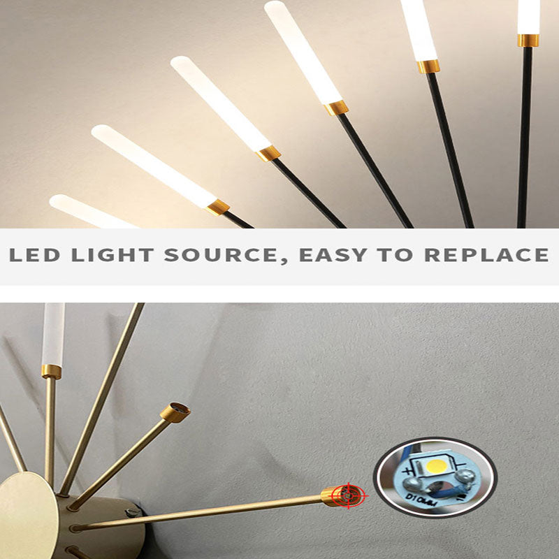 Arisha Modern Home Decoration Fireworks LED Ceiling Light