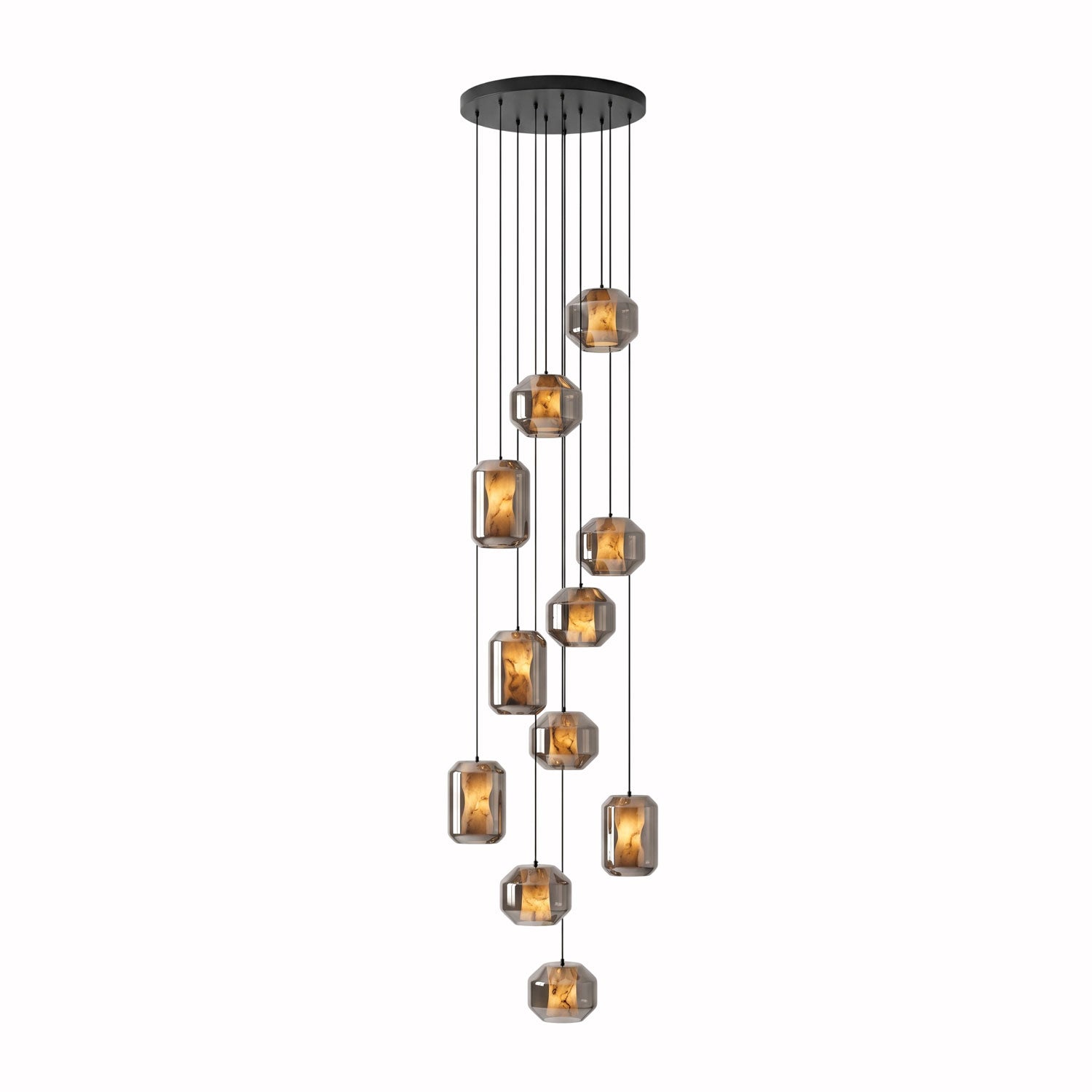 Edenborne Alabaster Glass Cylinder Pendant Light
