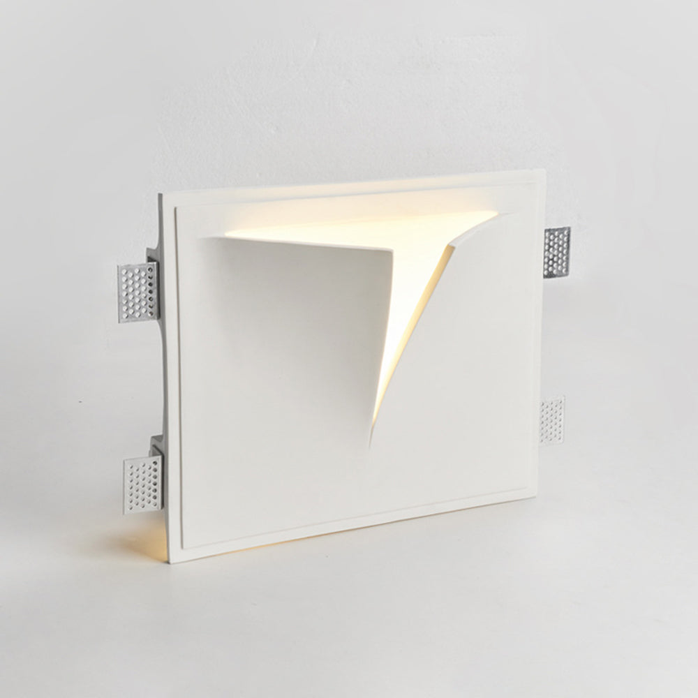 Aria Modern Recessed Plaster LED Wall Lamp