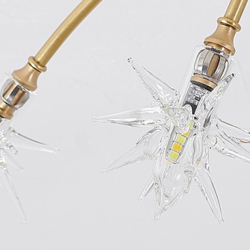 Arisha Art Deco Starry Glass Flush Mount Ceiling Light
