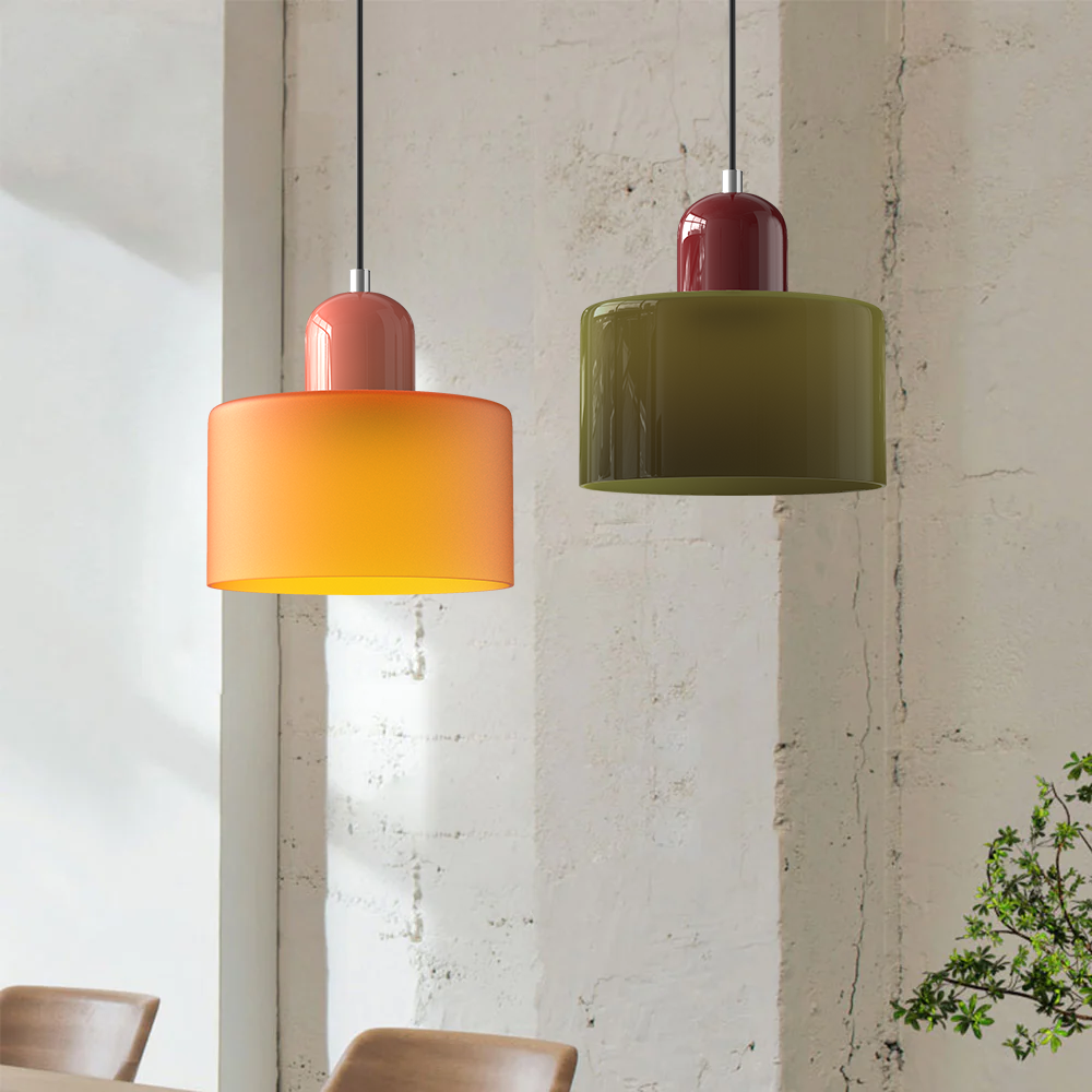 Valentina Modern Glass Kitchen Island Pendant Light