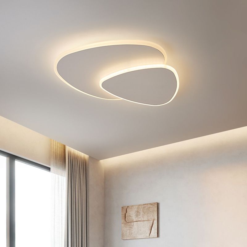 Arisha Designer Geometric Acrylic Flush Mount Ceiling Light