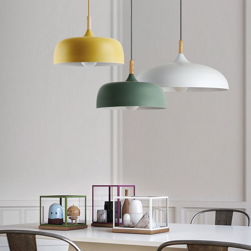 Arisha Modern Pendant Light Dome Macaron Dining Room