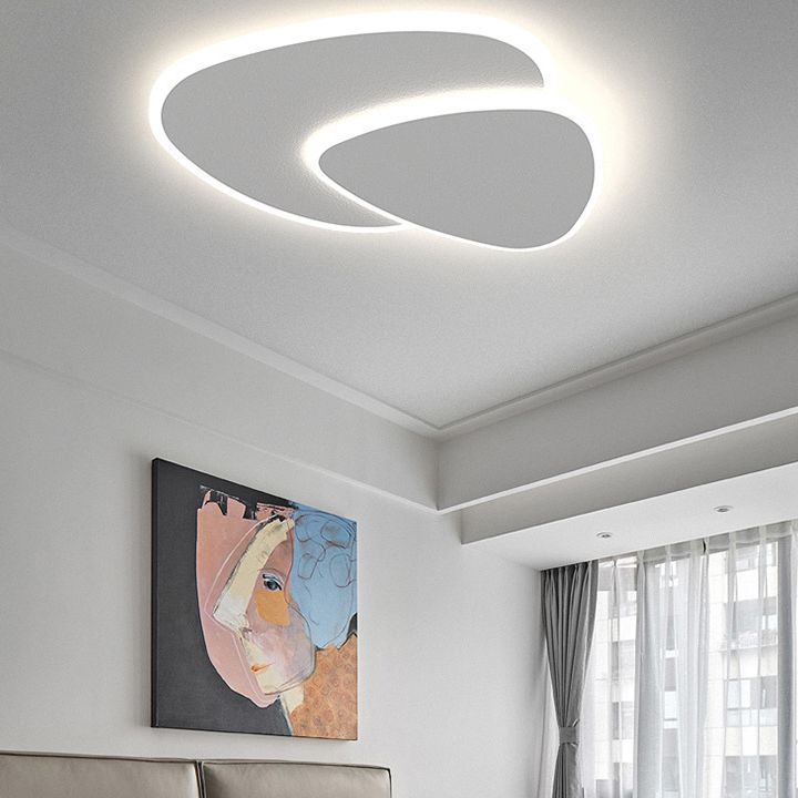 Arisha Designer Geometric Acrylic Flush Mount Ceiling Light